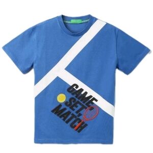 United Colors of Benetton Boys Tennis Tee Game Set Match Kids M 8–10